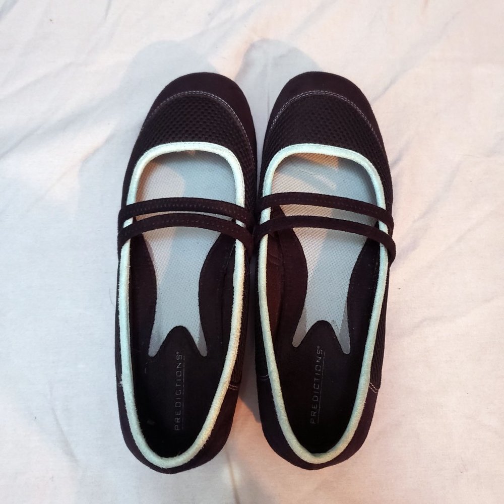 Predictions Women's Size 6.5 Black Flats Loafers Slip On Shoes - Picture 6 of 11